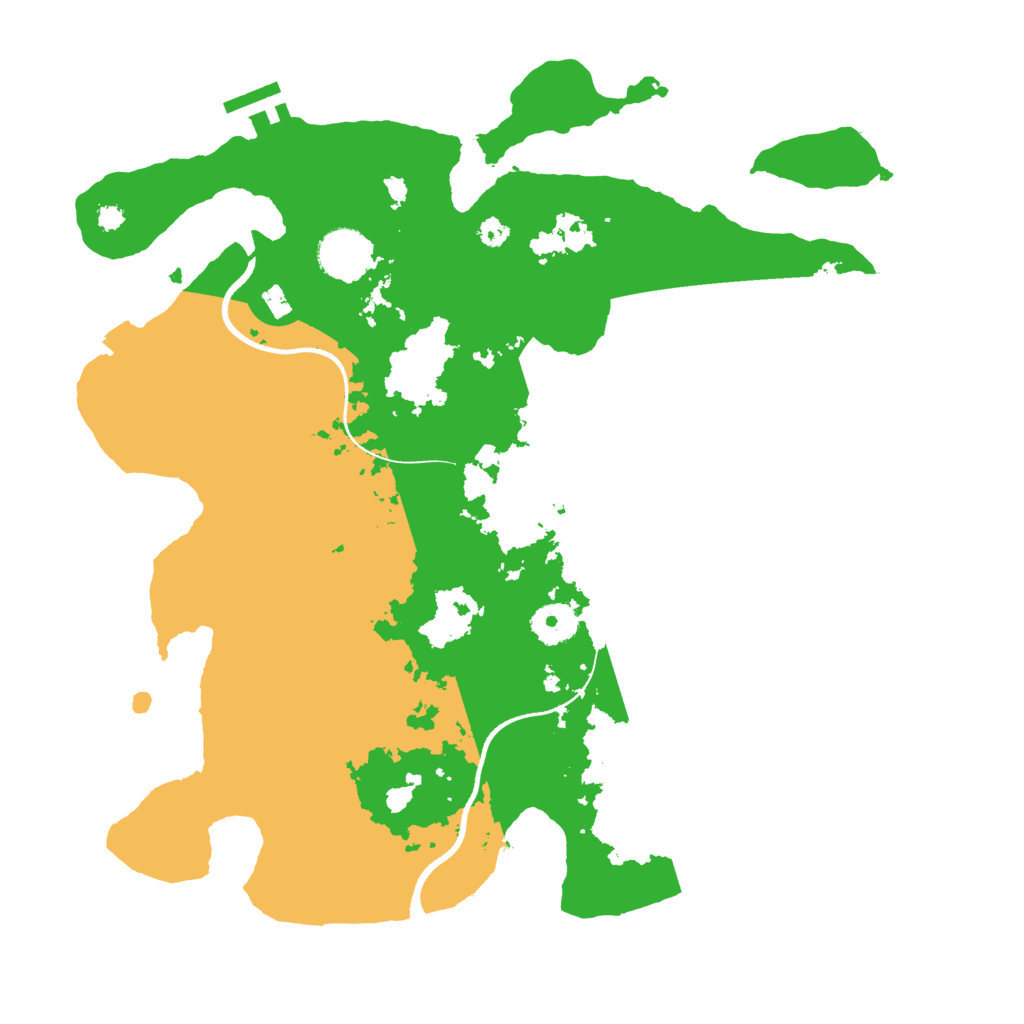 Biome Rust Map: Procedural Map, Size: 3550, Seed: 833292
