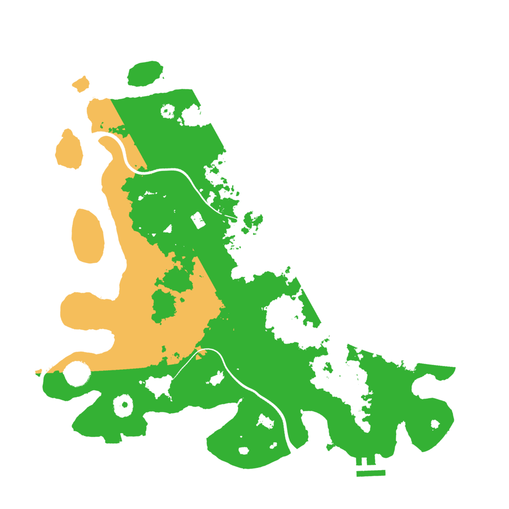 Biome Rust Map: Procedural Map, Size: 3550, Seed: 50730