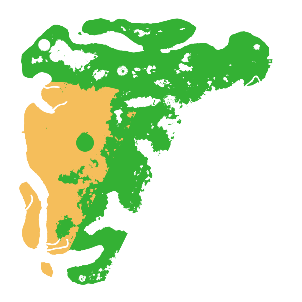 Biome Rust Map: Procedural Map, Size: 4500, Seed: 10