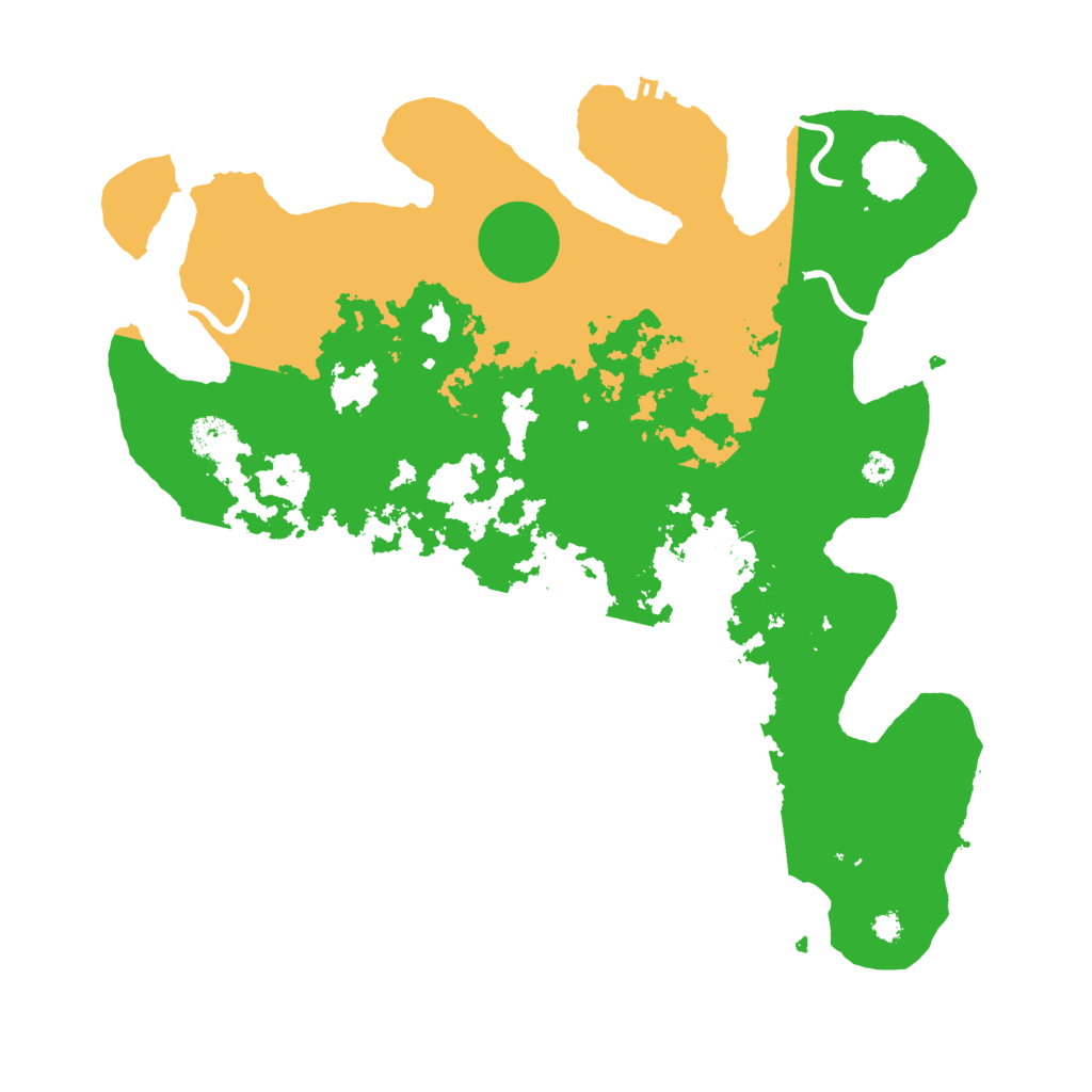 Biome Rust Map: Procedural Map, Size: 3550, Seed: 810787