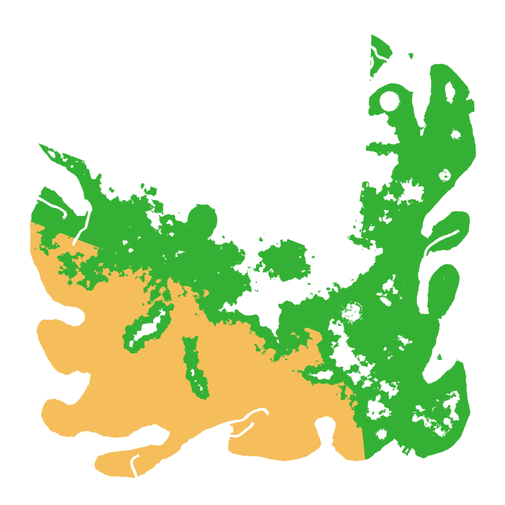 Biome Rust Map: Procedural Map, Size: 4500, Seed: 897960235