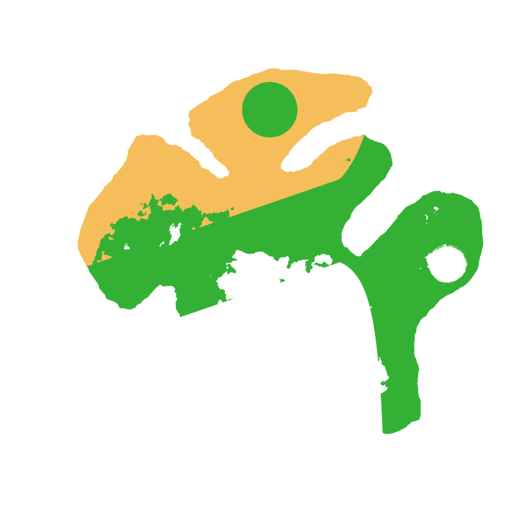 Biome Rust Map: Barren, Size: 2500, Seed: 36253191