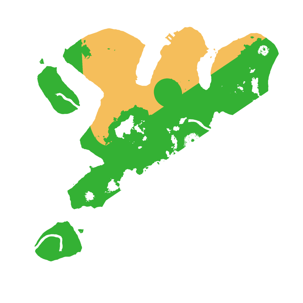 Biome Rust Map: Procedural Map, Size: 3000, Seed: 16