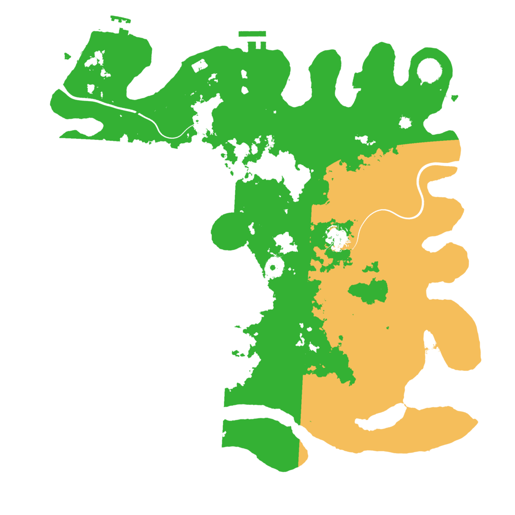 Biome Rust Map: Procedural Map, Size: 3800, Seed: 4684673