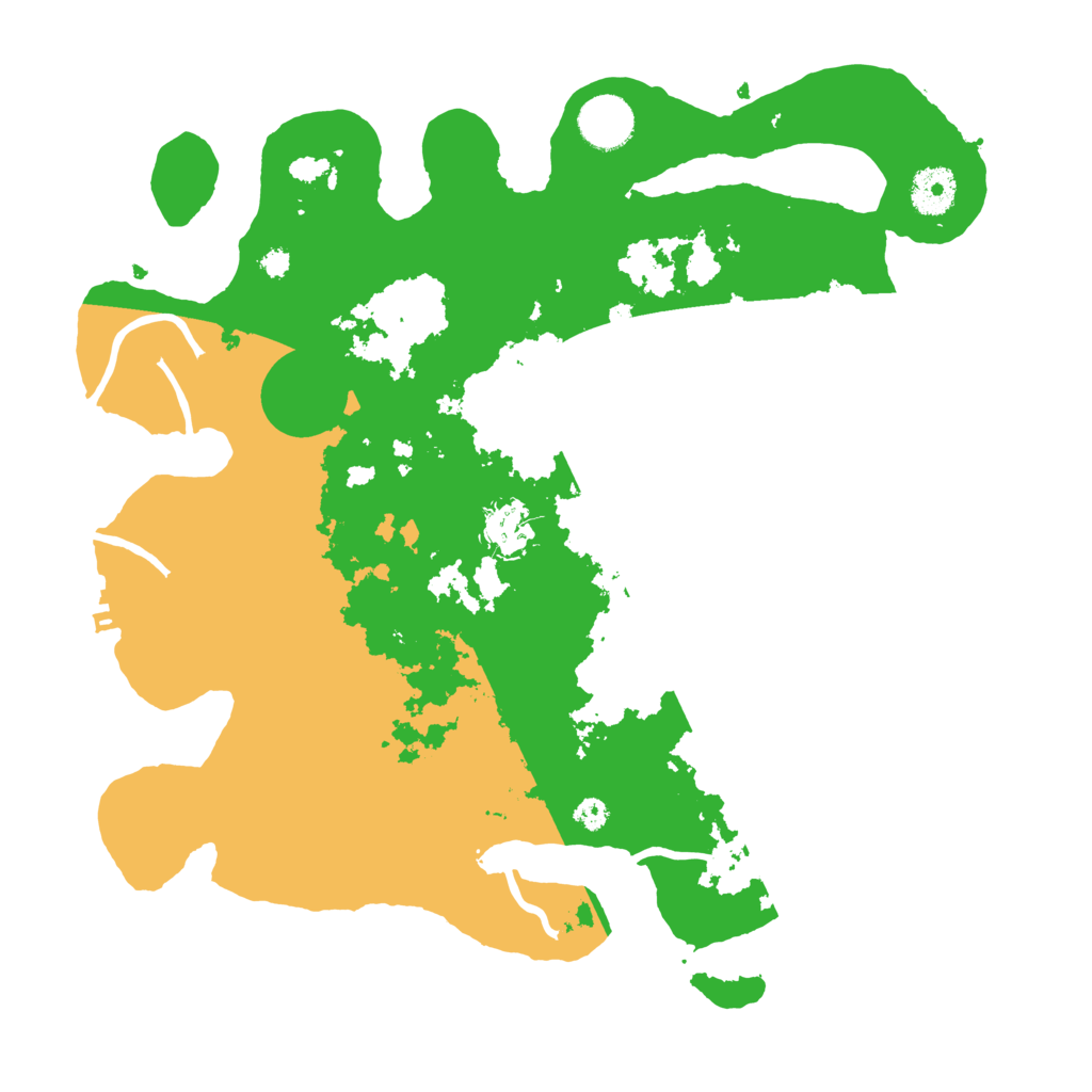 Biome Rust Map: Procedural Map, Size: 3500, Seed: 168