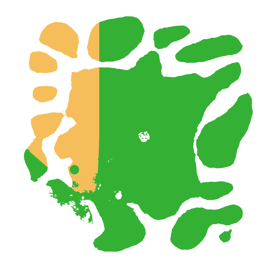 Biome Rust Map: Barren, Size: 3800, Seed: 184