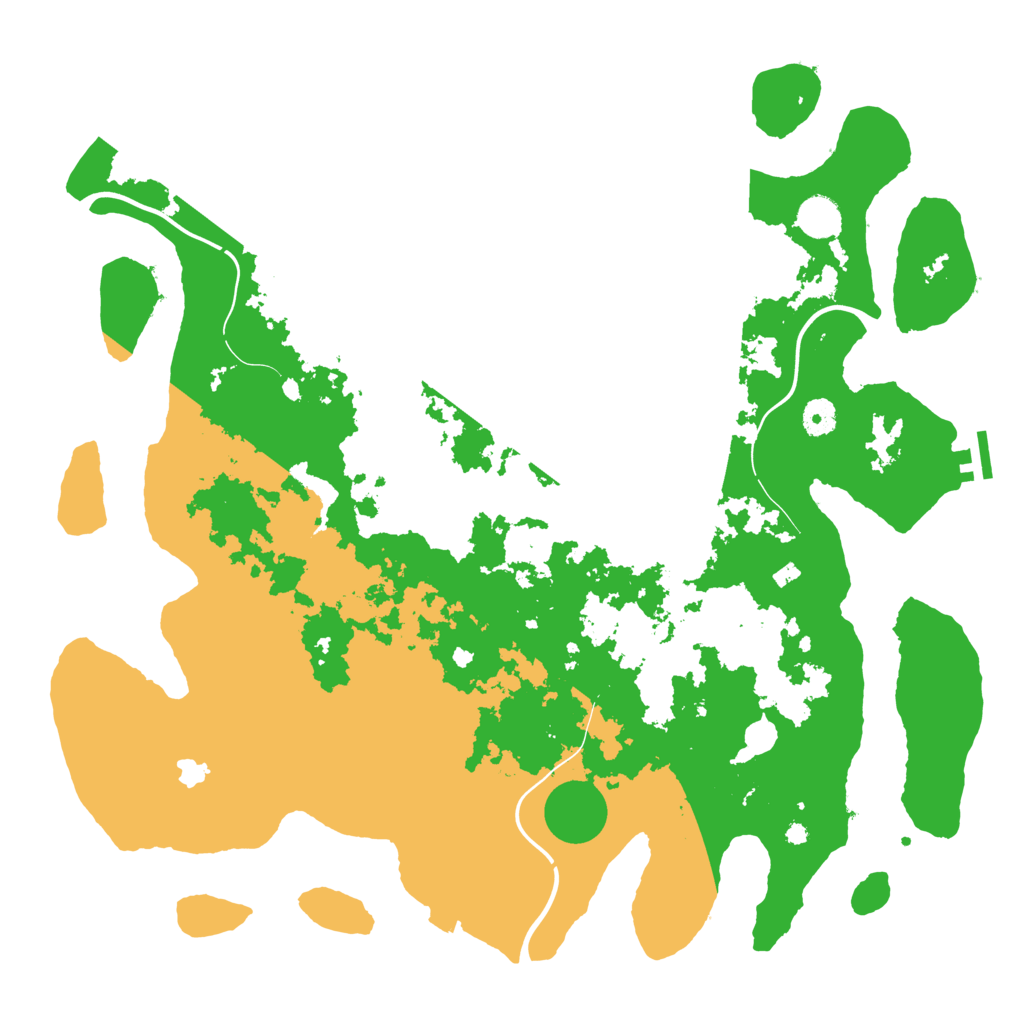 Biome Rust Map: Procedural Map, Size: 4300, Seed: 2098741202