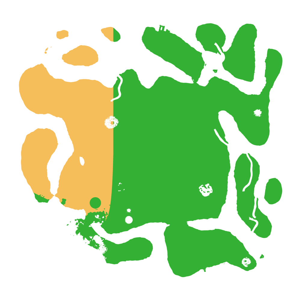 Biome Rust Map: Procedural Map, Size: 3600, Seed: 2029240842