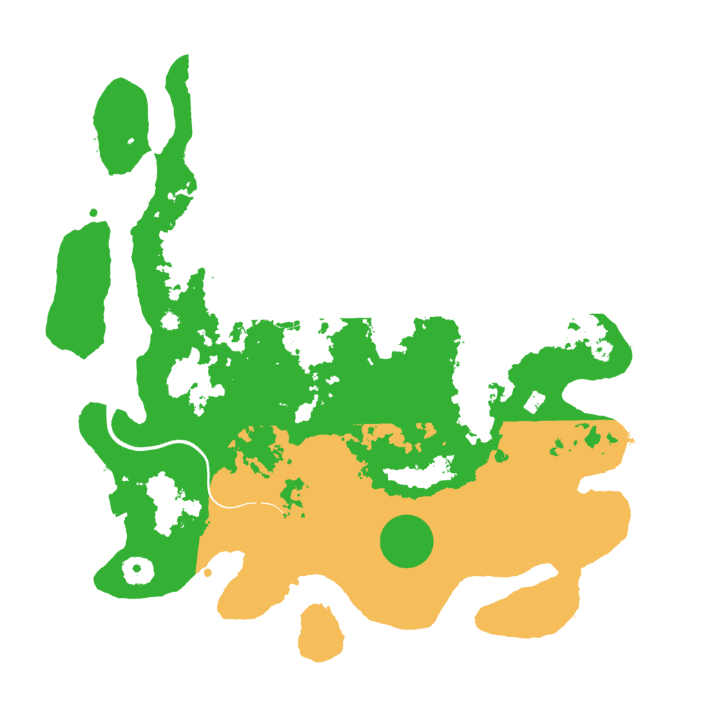 Biome Rust Map: Procedural Map, Size: 3500, Seed: 84751457