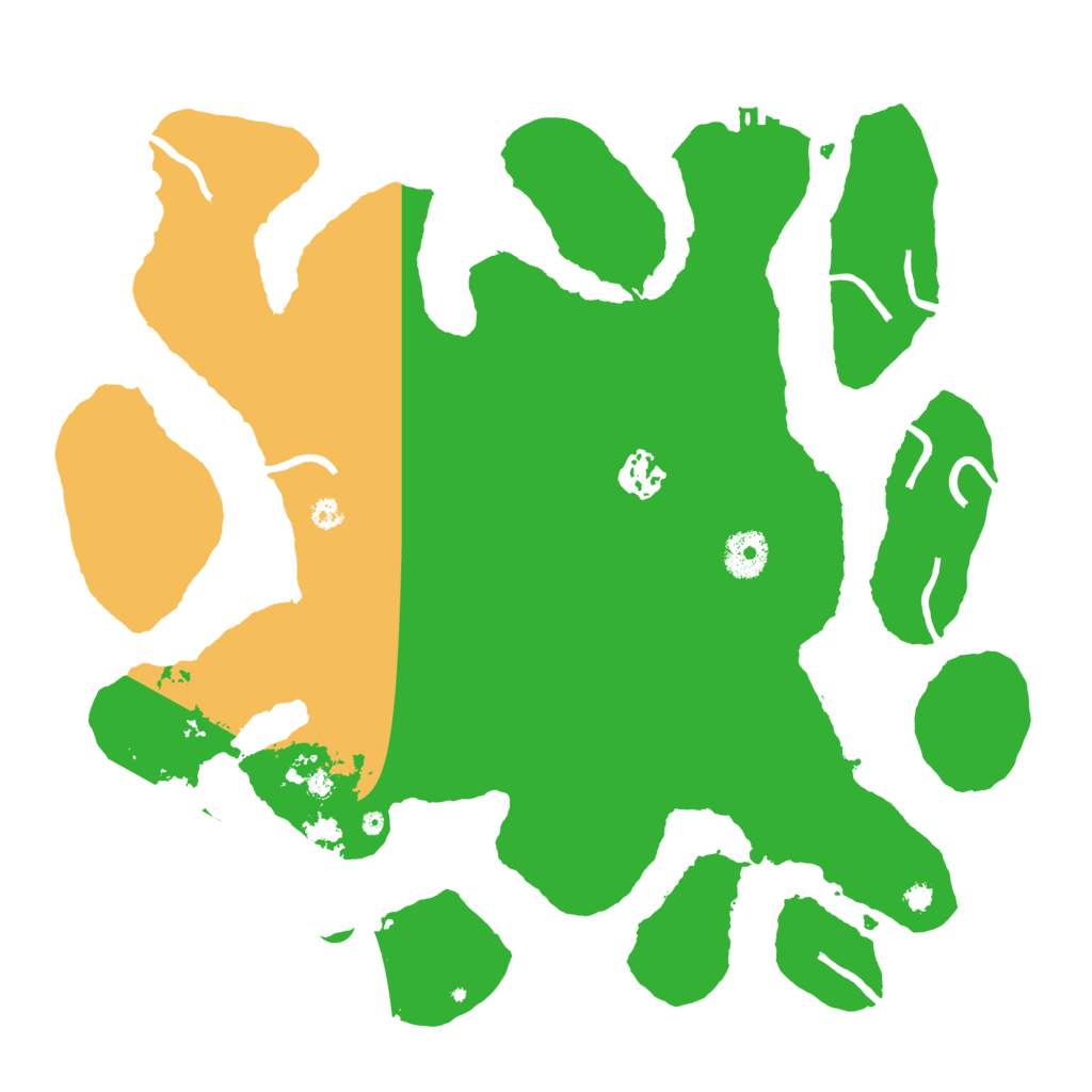 Biome Rust Map: Procedural Map, Size: 3550, Seed: 14320