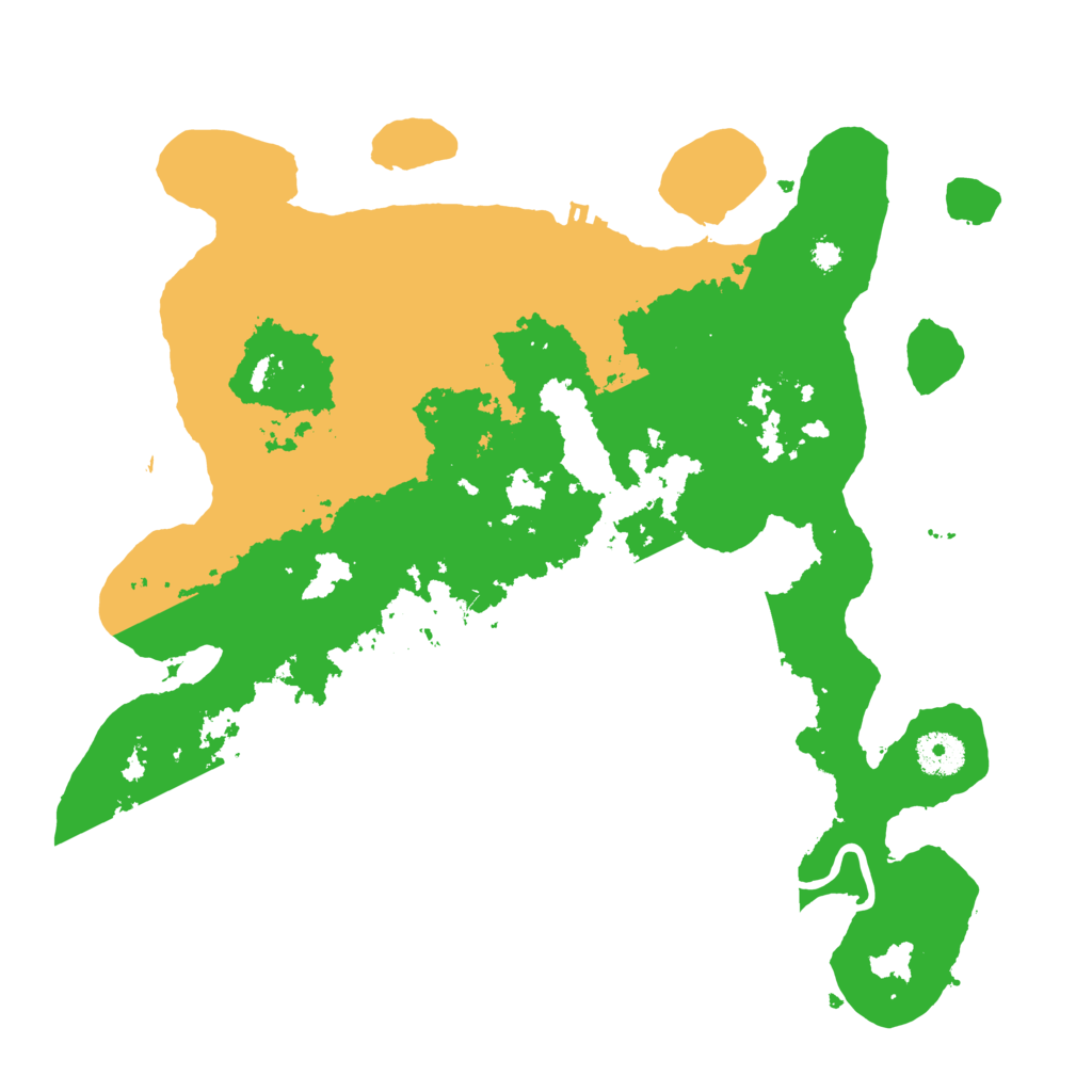 Biome Rust Map: Procedural Map, Size: 3550, Seed: 231391