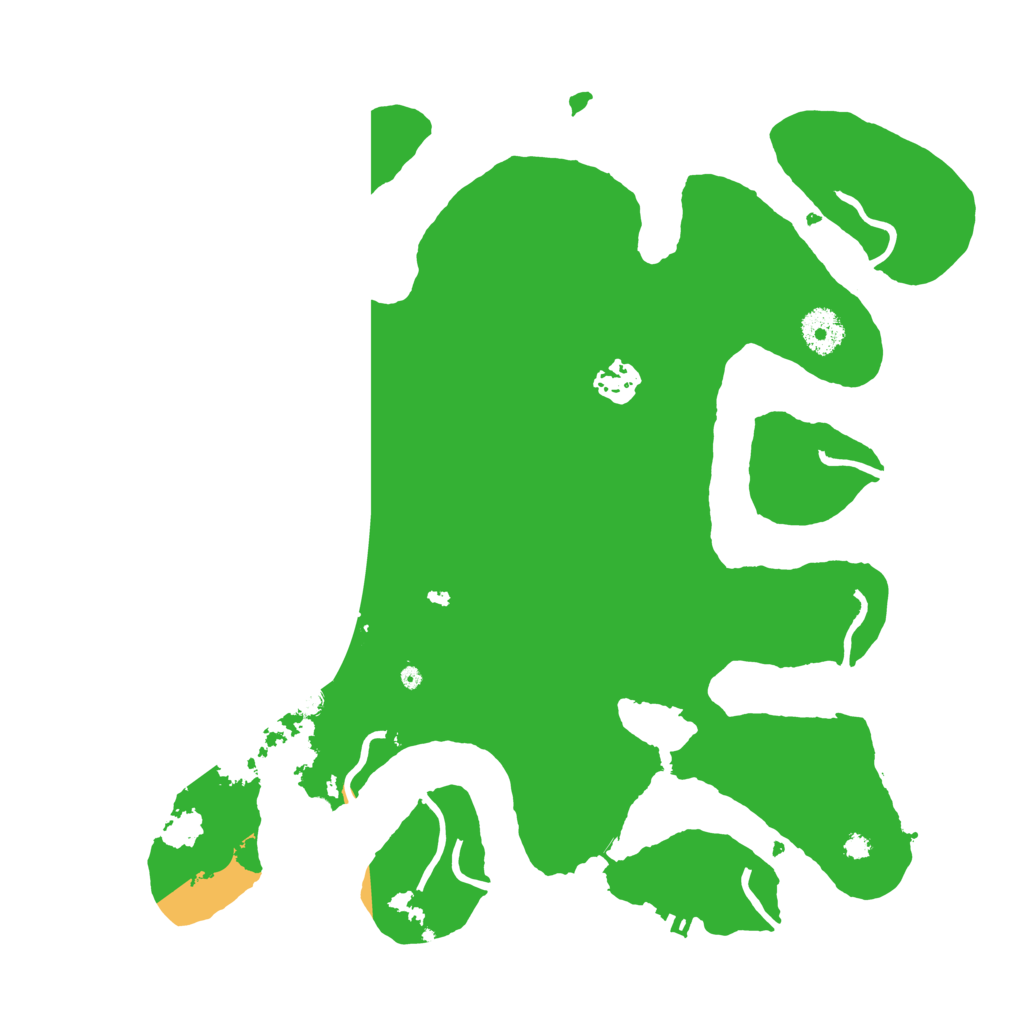 Biome Rust Map: Procedural Map, Size: 3550, Seed: 890802