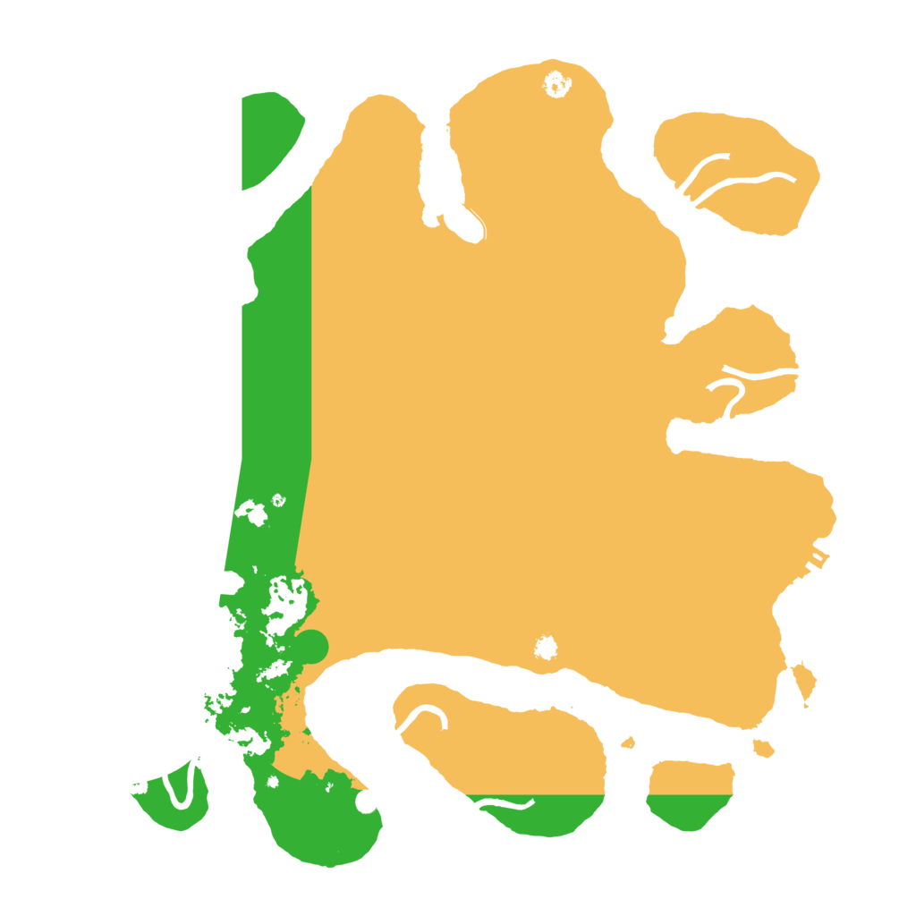 Biome Rust Map: Procedural Map, Size: 3500, Seed: 1578