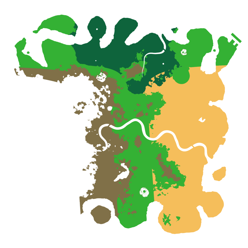 Biome Rust Map: Procedural Map, Size: 4000, Seed: 100