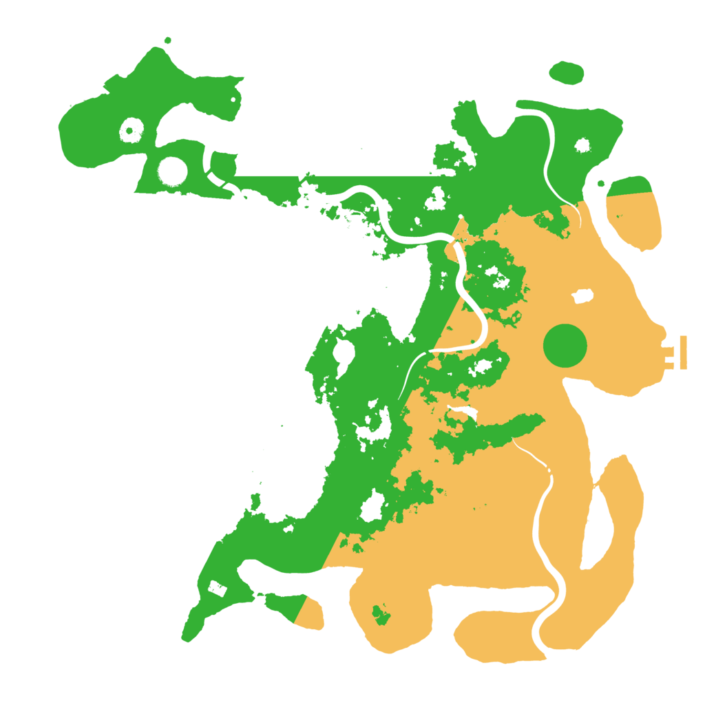 Biome Rust Map: Procedural Map, Size: 4250, Seed: 8492