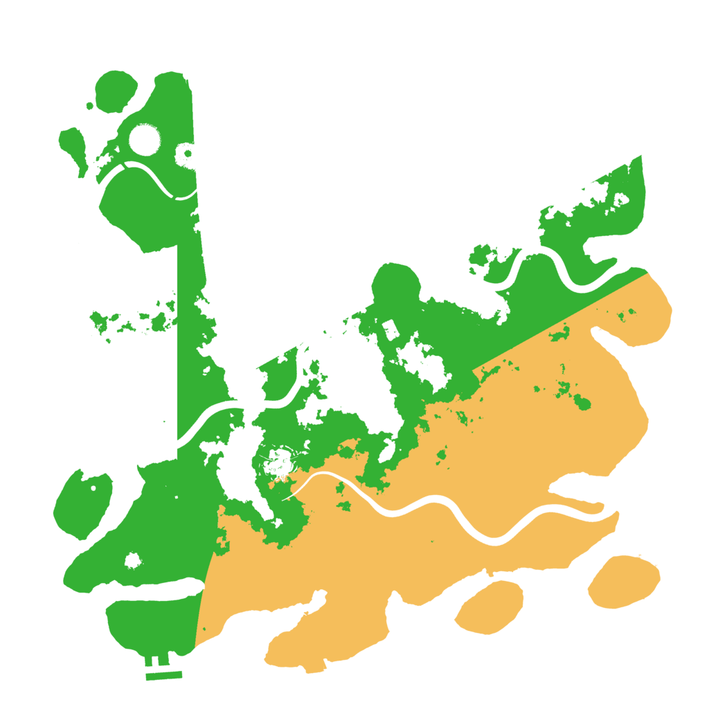 Biome Rust Map: Procedural Map, Size: 3950, Seed: 2030863314