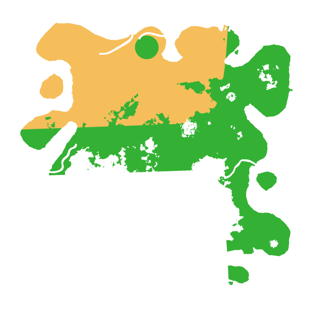 Biome Rust Map: Procedural Map, Size: 3500, Seed: 5201314