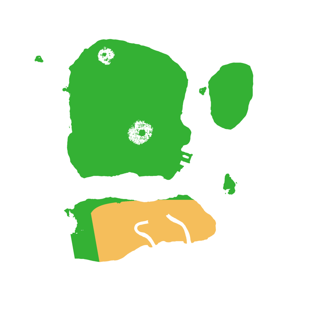 Biome Rust Map: Procedural Map, Size: 2000, Seed: 1803653591