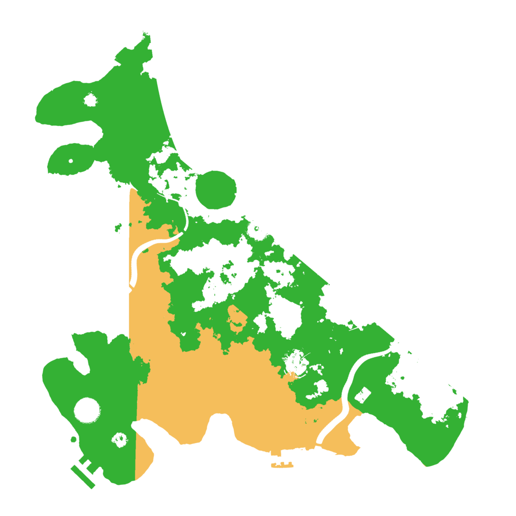 Biome Rust Map: Procedural Map, Size: 3550, Seed: 939816