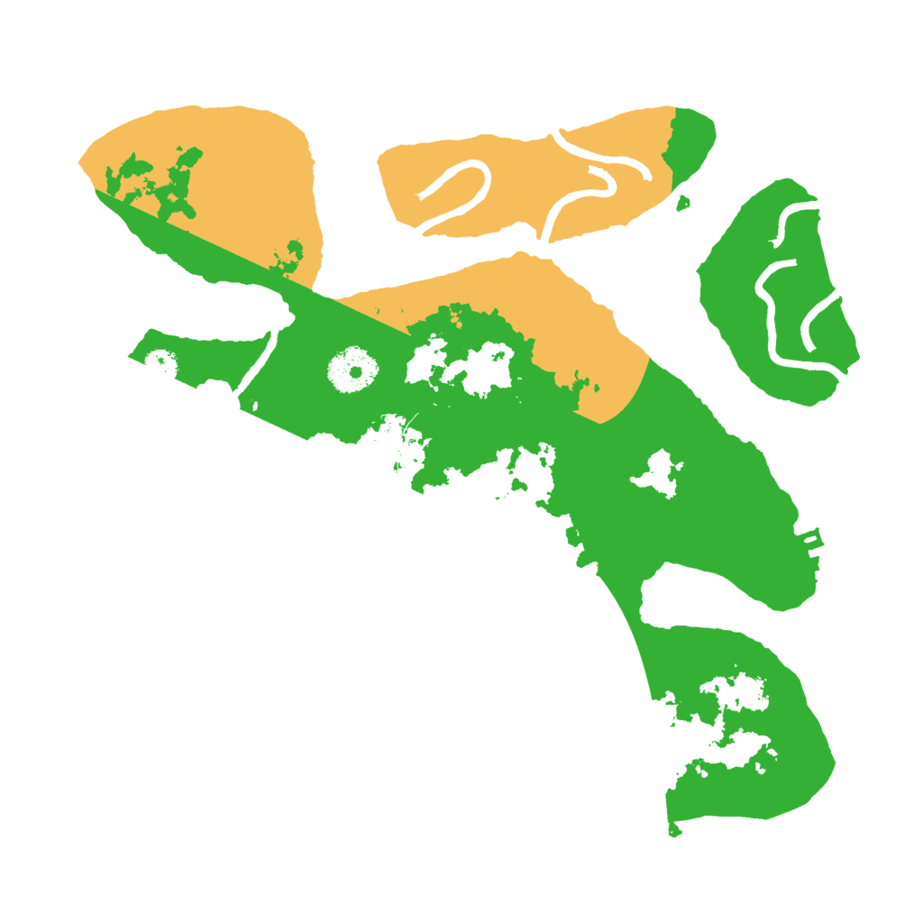 Biome Rust Map: Procedural Map, Size: 3000, Seed: 33