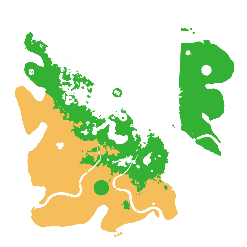 Biome Rust Map: Procedural Map, Size: 4250, Seed: 32719