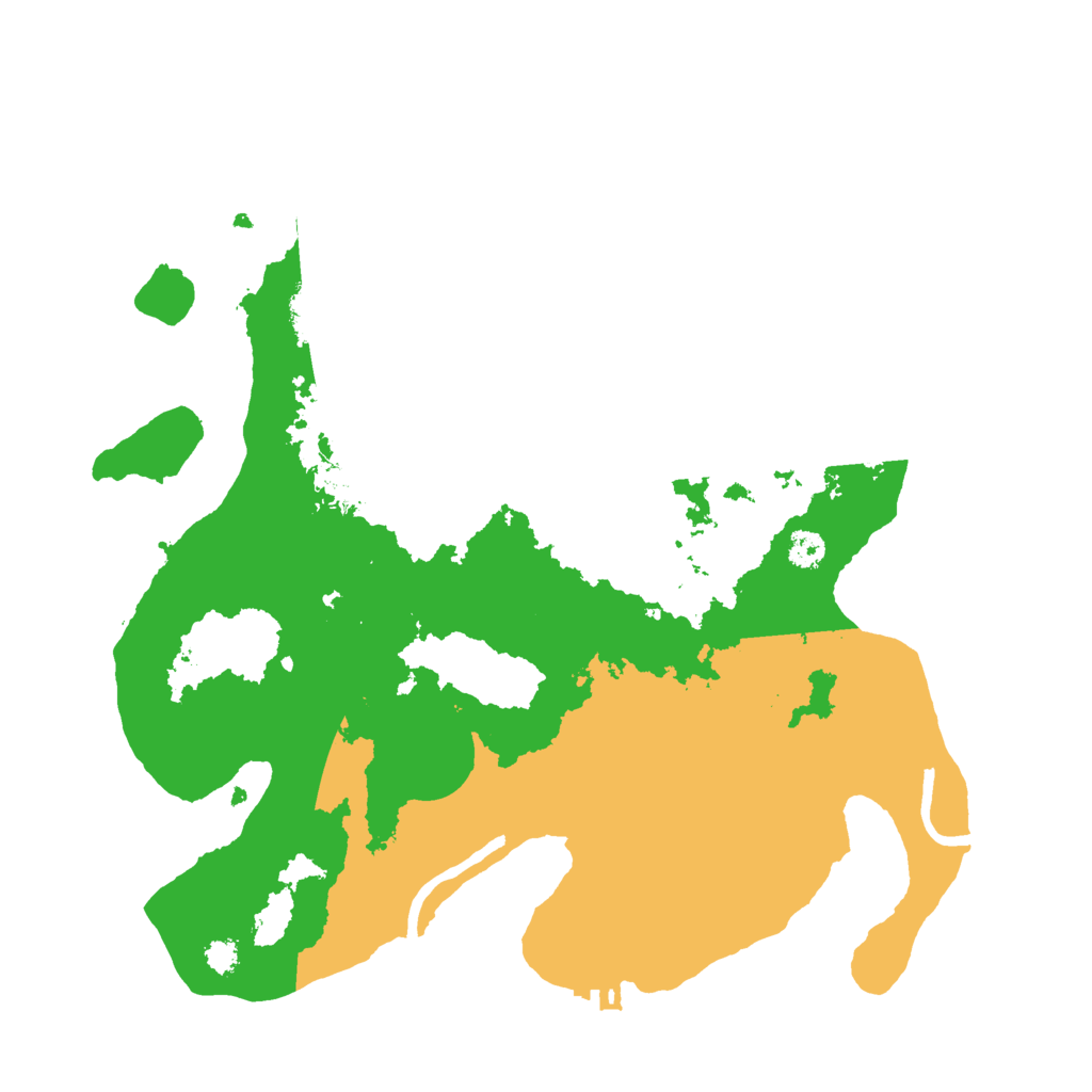 Biome Rust Map: Procedural Map, Size: 3000, Seed: 54044888