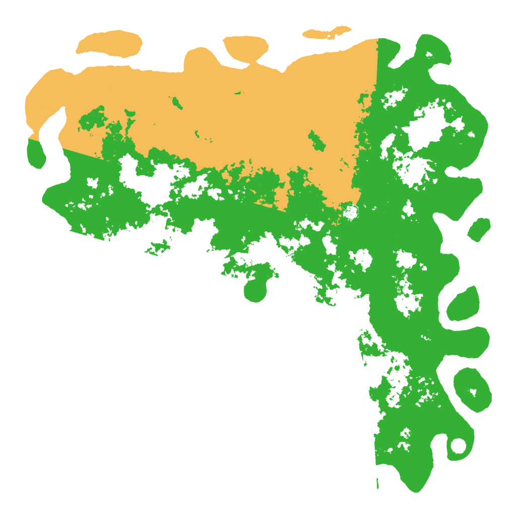 Biome Rust Map: Barren, Size: 6000, Seed: 2147483647