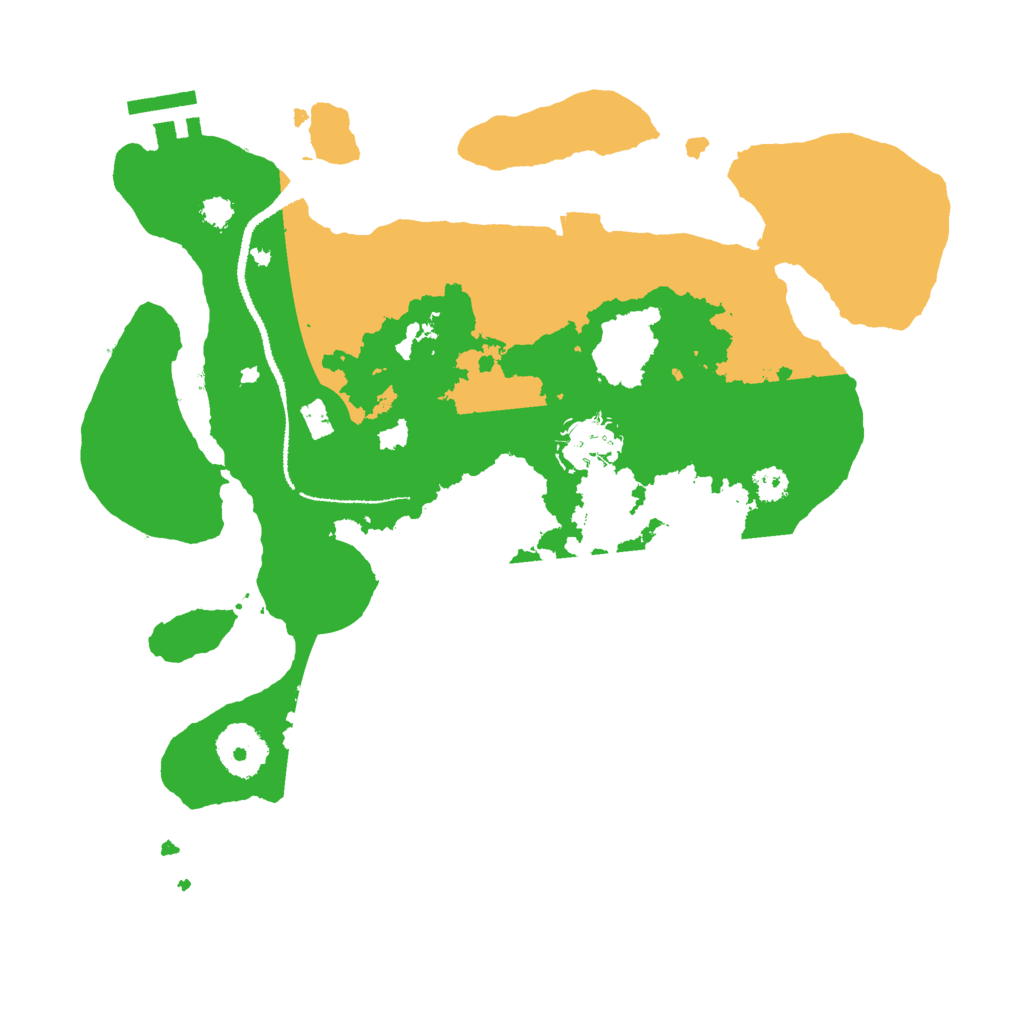 Biome Rust Map: Procedural Map, Size: 3000, Seed: 16129555