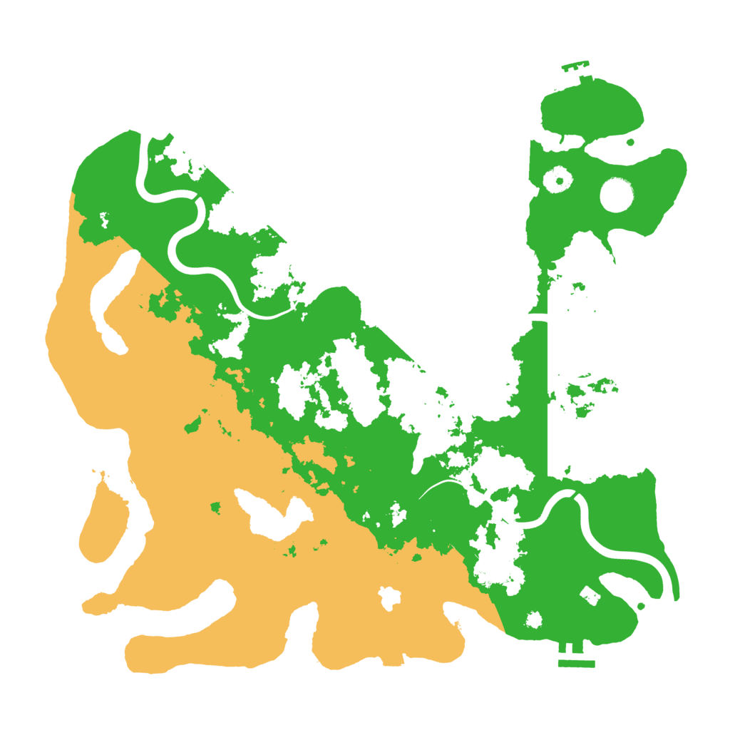 Biome Rust Map: Procedural Map, Size: 4000, Seed: 164102294