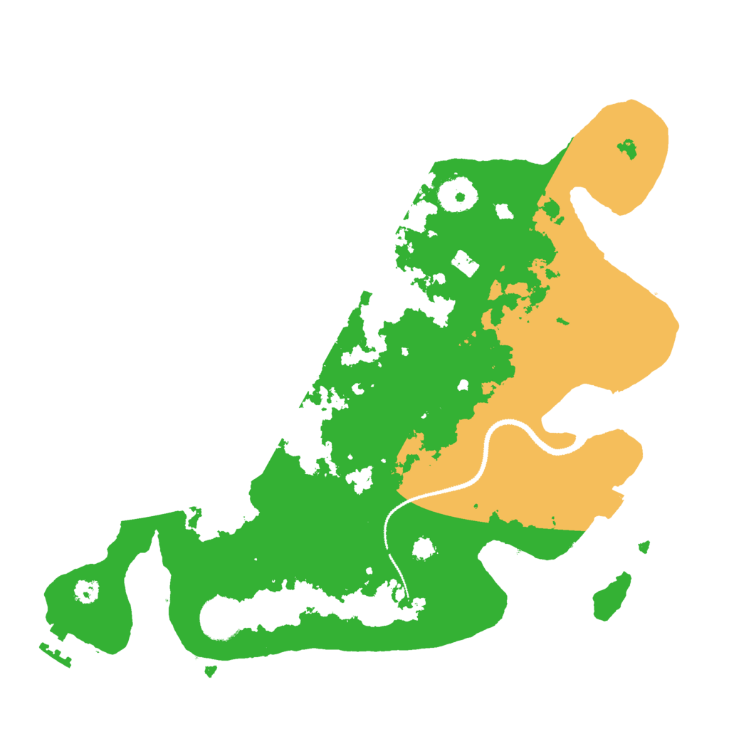 Biome Rust Map: Procedural Map, Size: 3000, Seed: 165444959