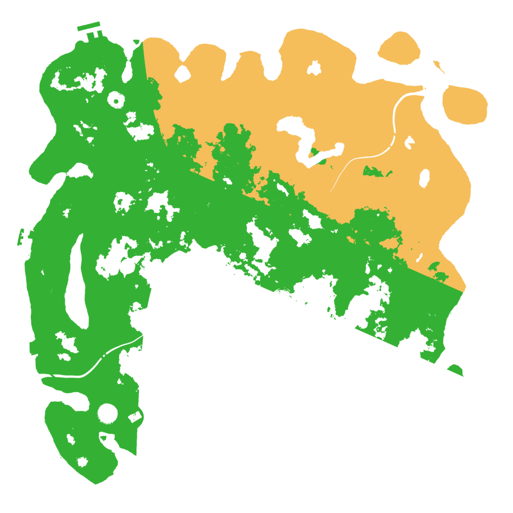 Biome Rust Map: Procedural Map, Size: 4500, Seed: 1313739487