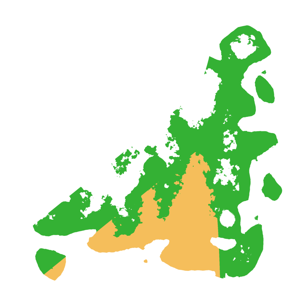 Biome Rust Map: Procedural Map, Size: 3500, Seed: 86480234