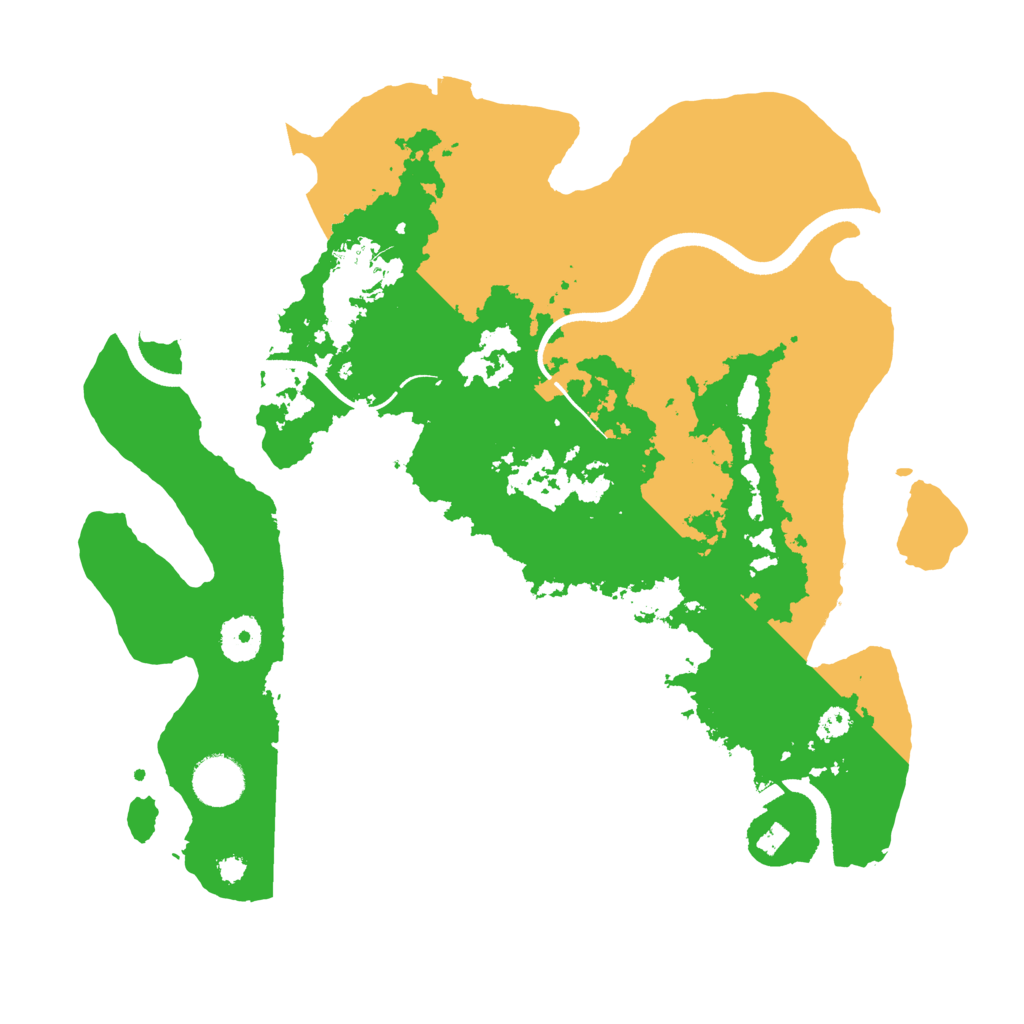 Biome Rust Map: Procedural Map, Size: 3500, Seed: 1334977467