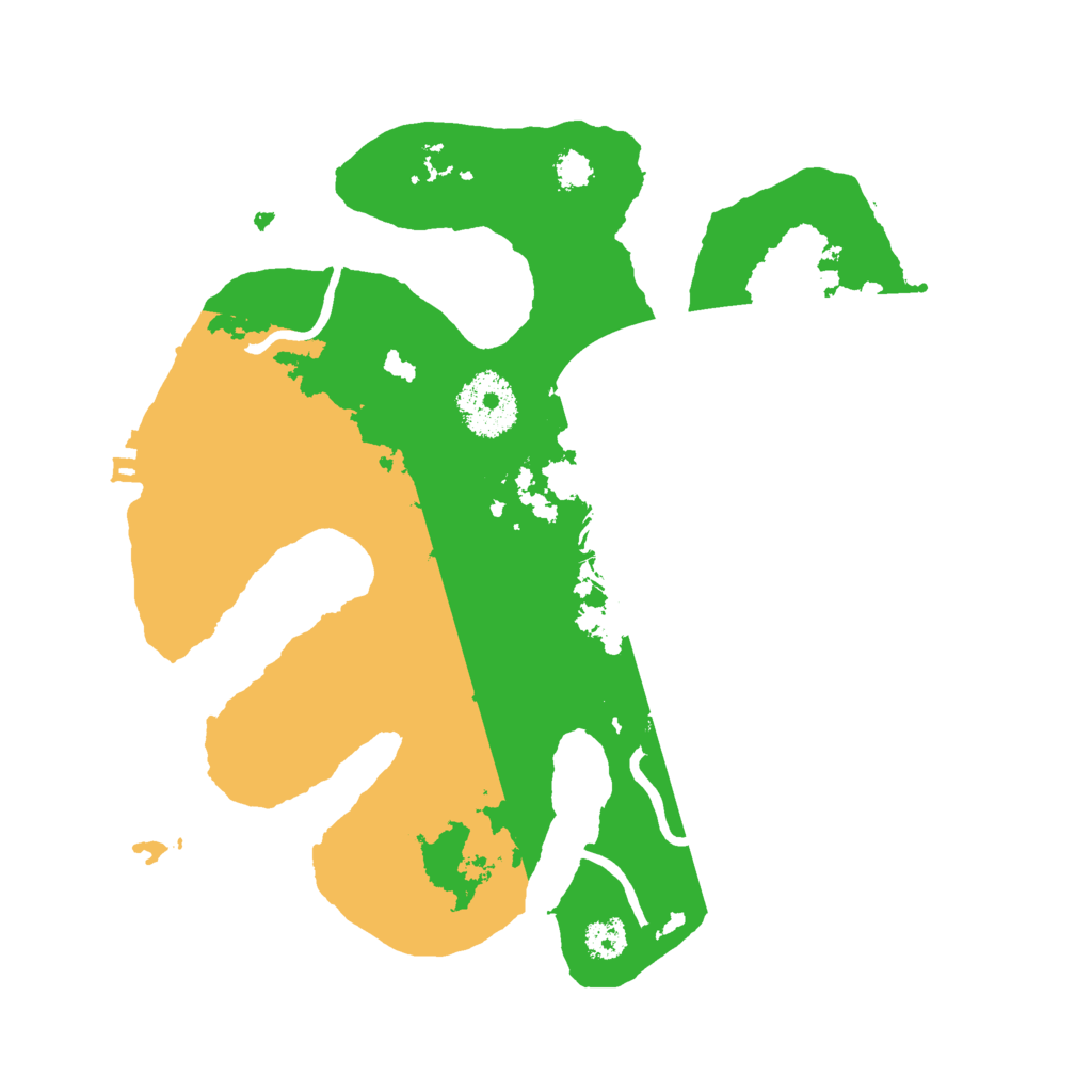 Biome Rust Map: Procedural Map, Size: 2700, Seed: 62212228