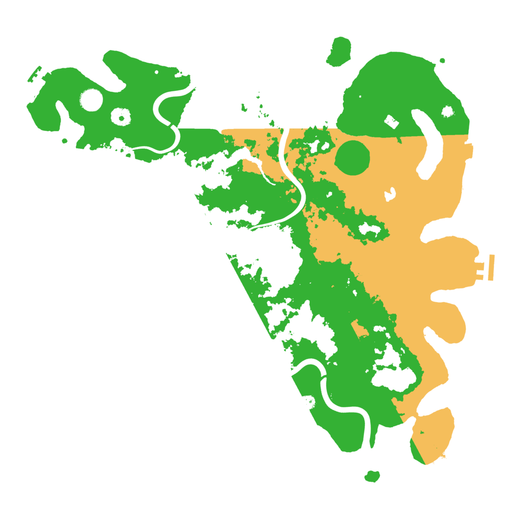 Biome Rust Map: Procedural Map, Size: 4000, Seed: 438714