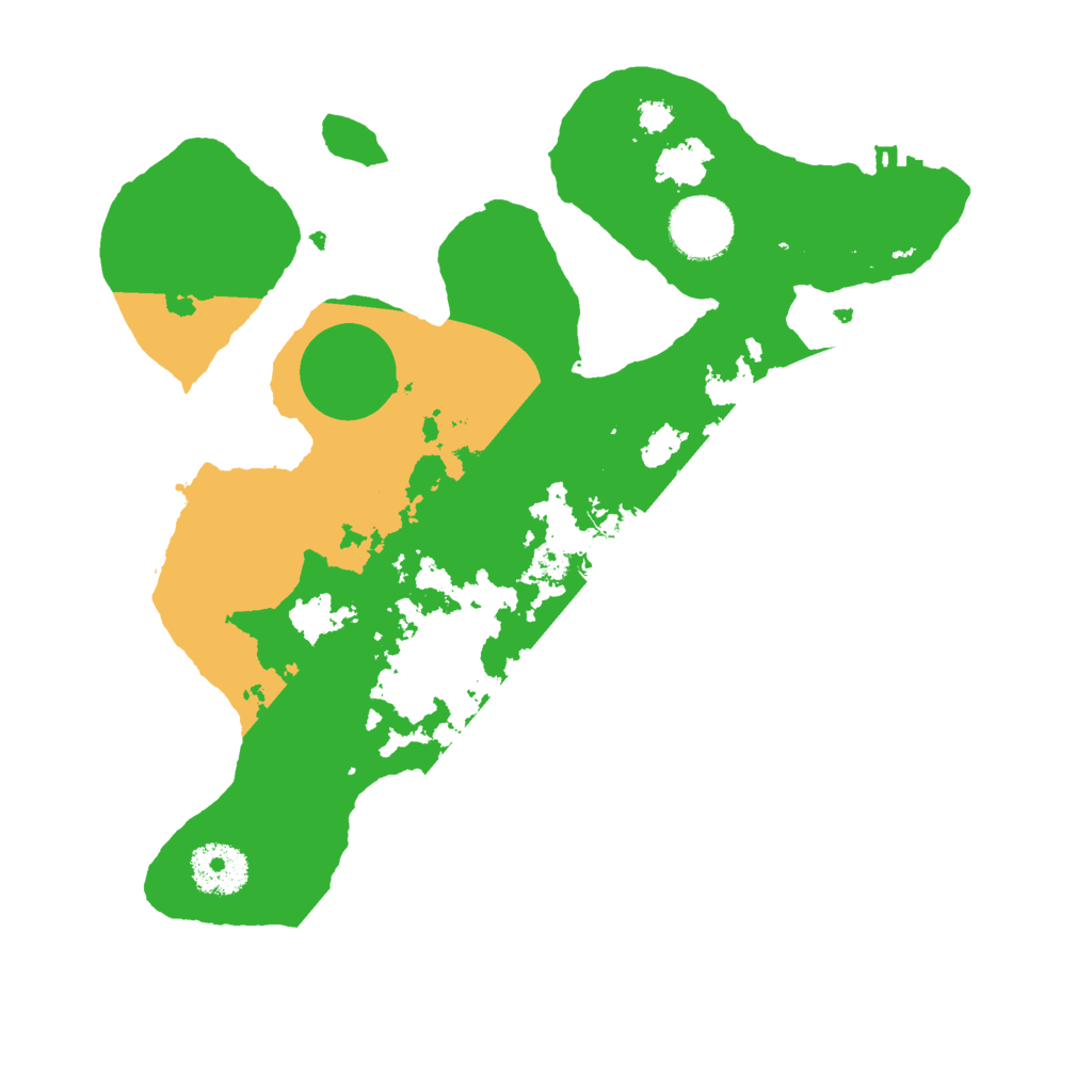 Biome Rust Map: Procedural Map, Size: 3000, Seed: 16672318