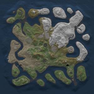 Thumbnail Rust Map: Procedural Map, Size: 4000, Seed: 5000, 14 Monuments