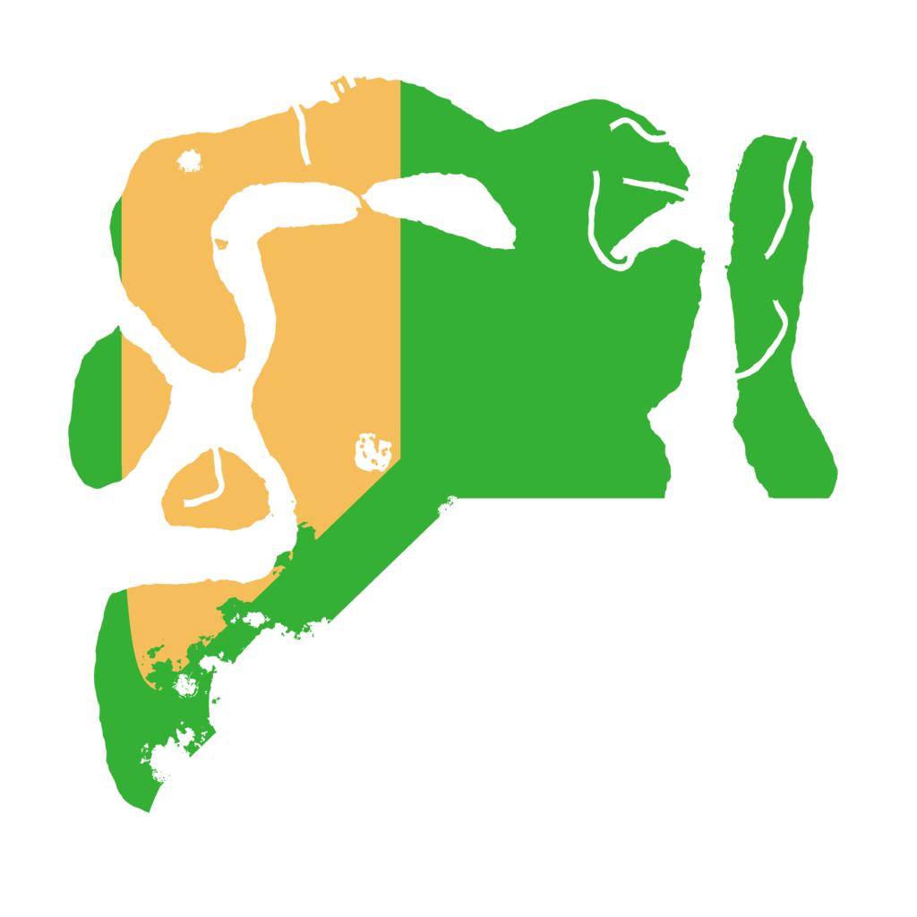 Biome Rust Map: Procedural Map, Size: 3550, Seed: 138781