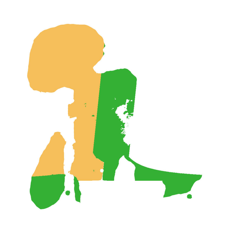 Biome Rust Map: Procedural Map, Size: 2000, Seed: 304882911