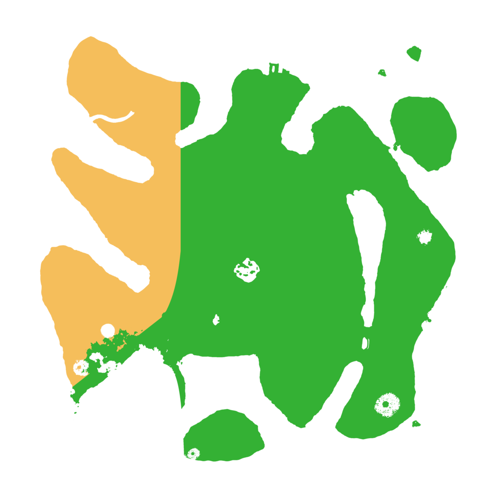 Biome Rust Map: Procedural Map, Size: 3200, Seed: 774732109