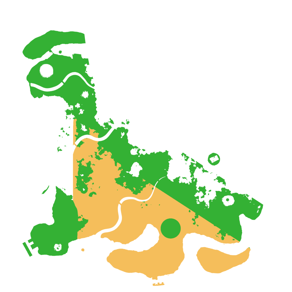 Biome Rust Map: Procedural Map, Size: 3850, Seed: 80083169