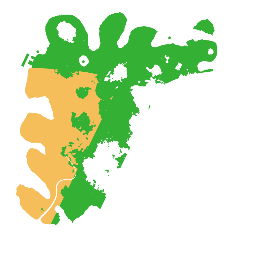 Biome Rust Map: Procedural Map, Size: 3750, Seed: 704736667