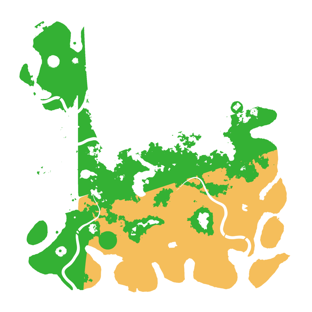 Biome Rust Map: Procedural Map, Size: 4500, Seed: 14078