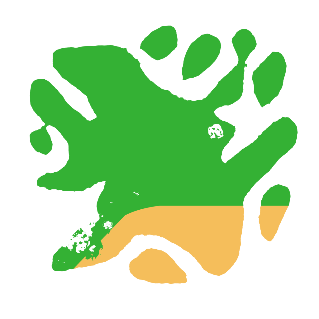 Biome Rust Map: Barren, Size: 3150, Seed: 96498749