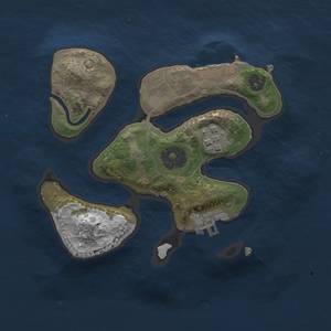 Thumbnail Rust Map: Procedural Map, Size: 2000, Seed: 1667, 8 Monuments