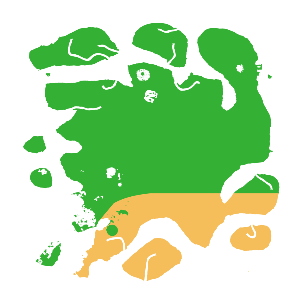 Biome Rust Map: Procedural Map, Size: 3550, Seed: 684905