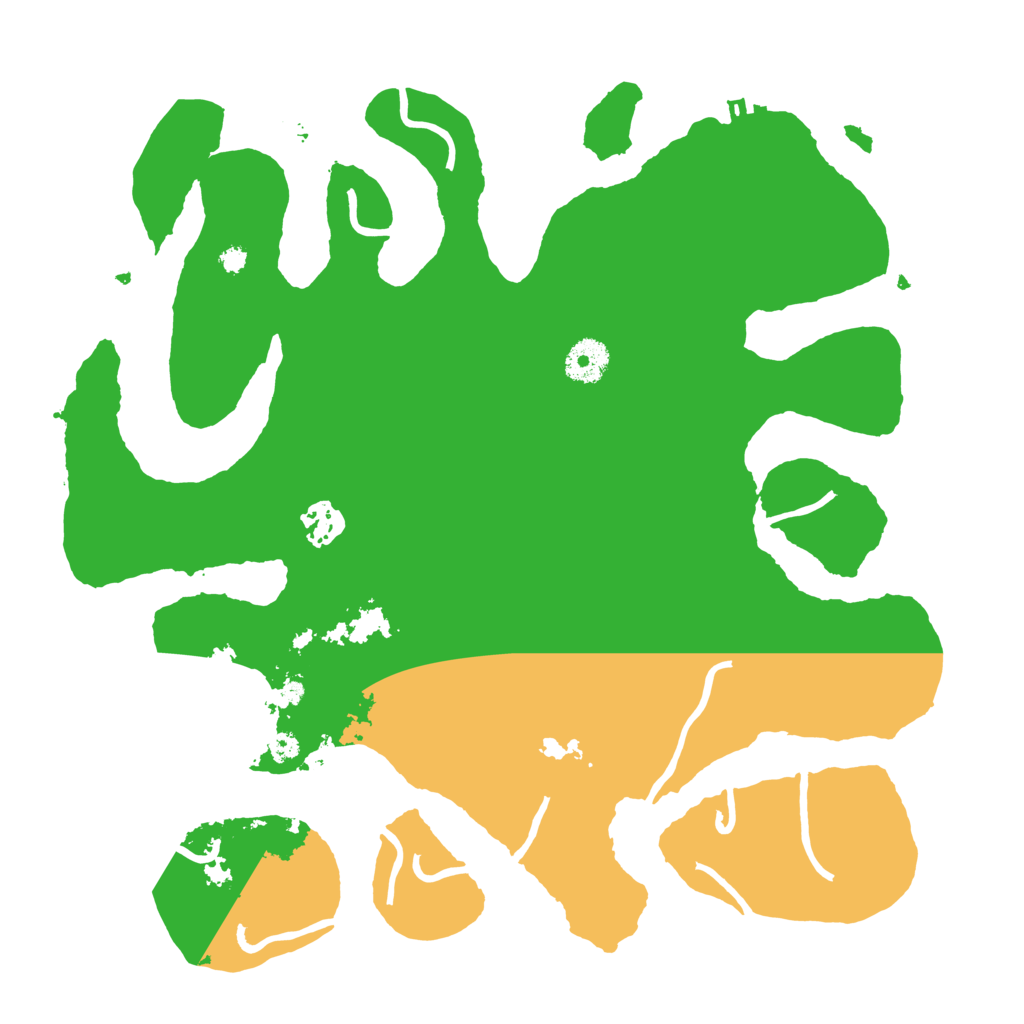 Biome Rust Map: Procedural Map, Size: 3550, Seed: 702866