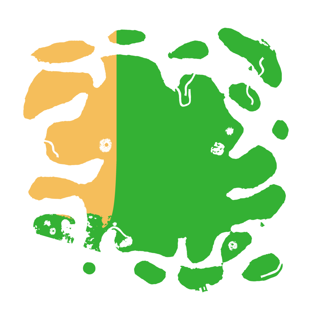 Biome Rust Map: Procedural Map, Size: 3600, Seed: 1077275657