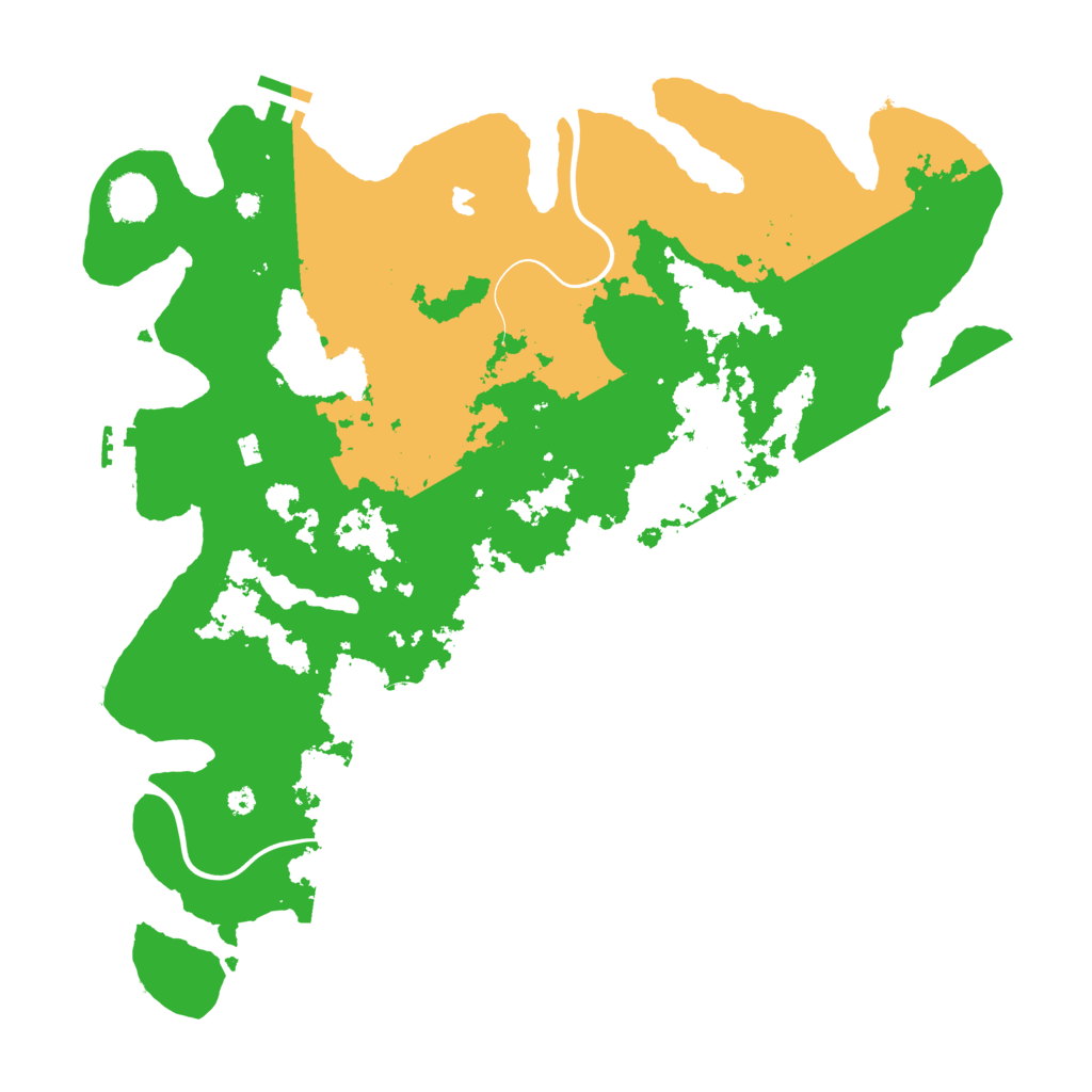 Biome Rust Map: Procedural Map, Size: 4000, Seed: 9