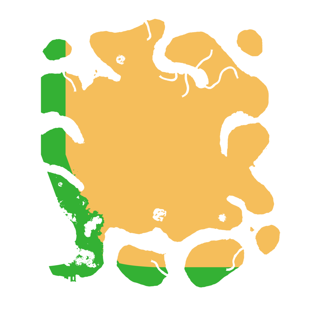 Biome Rust Map: Procedural Map, Size: 3500, Seed: 98092480